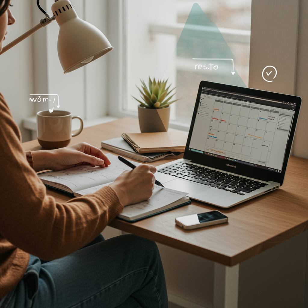 在宅ワークで疲弊しない:生産性と収益を両立させる時間管理術