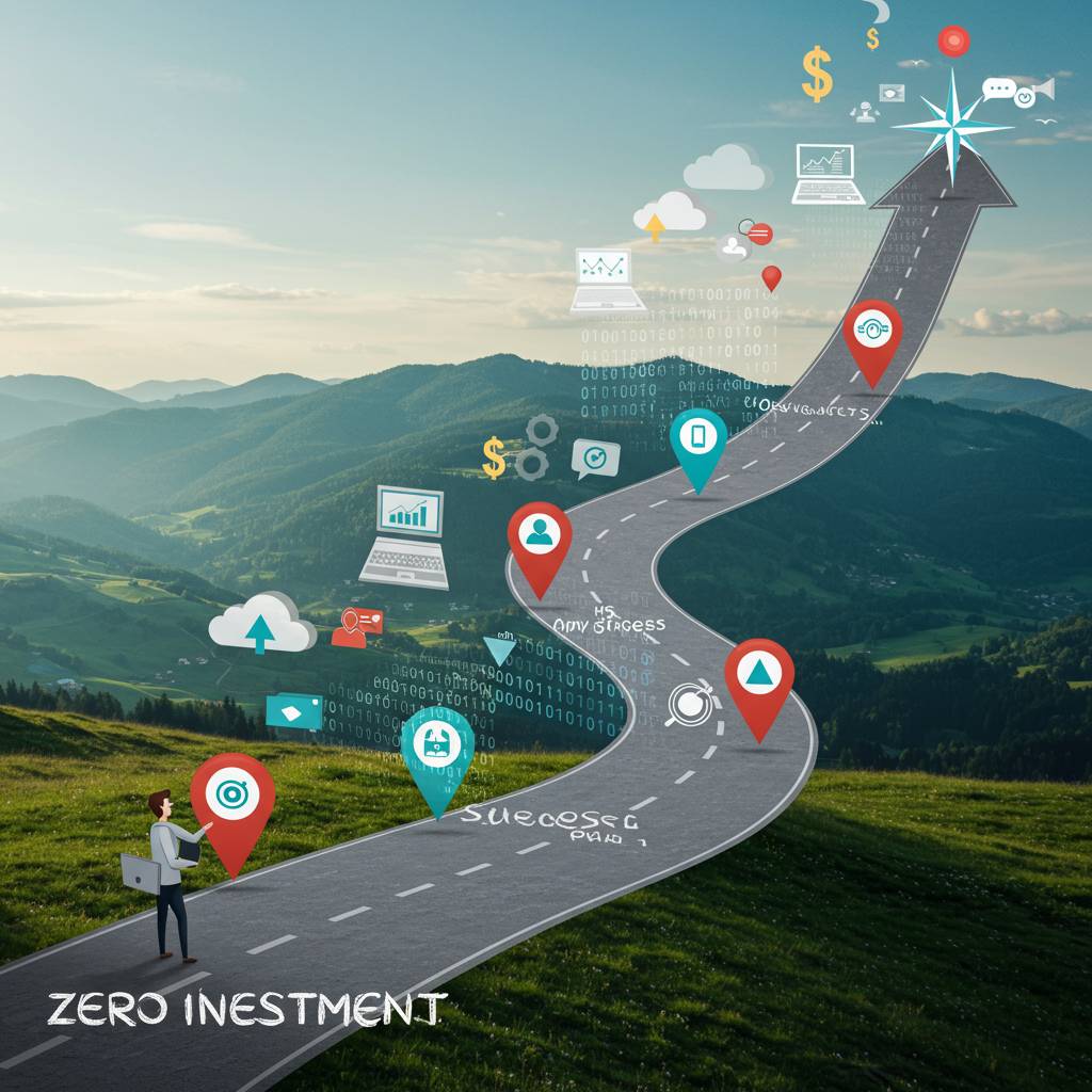 初期投資ゼロから始めるネットビジネス成功ロードマップ