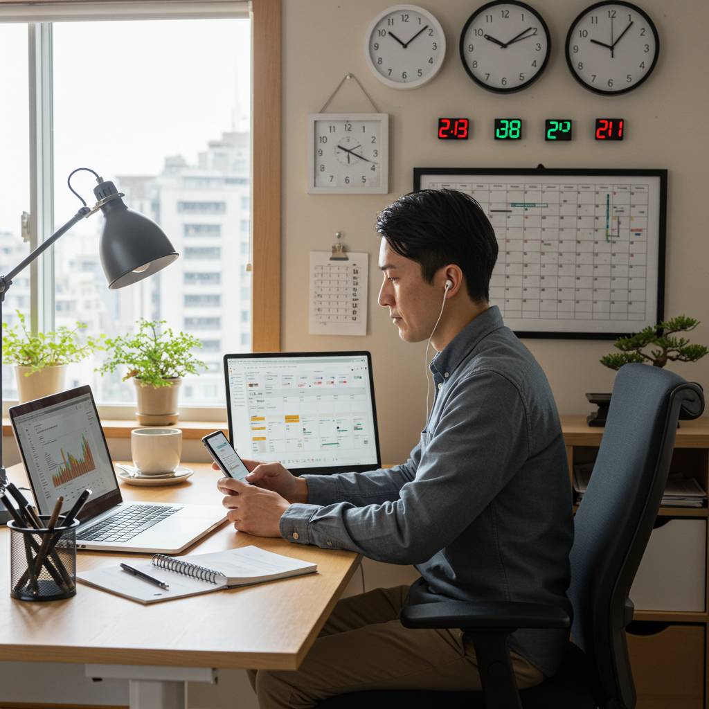 在宅ワークで年収1000万円達成者が実践する時間管理術